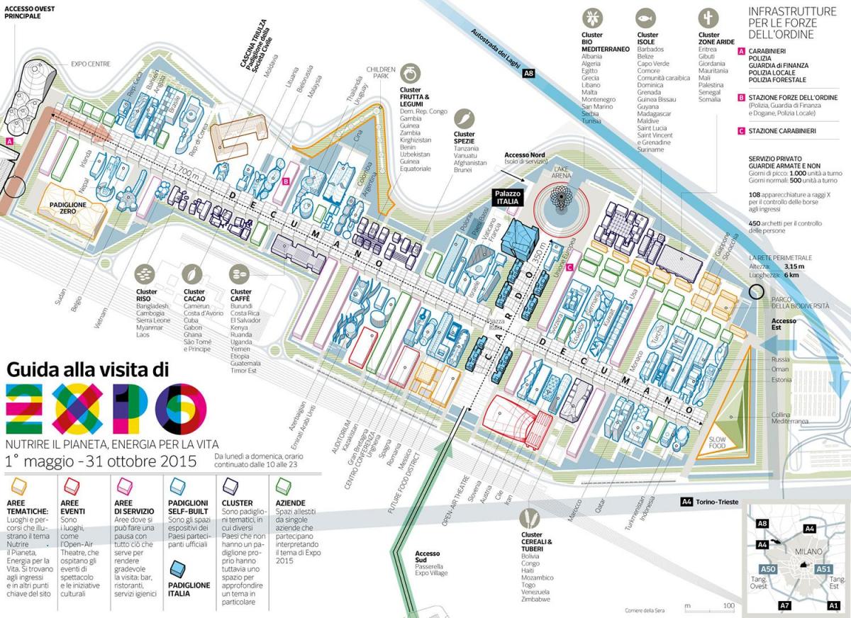 kartta milanon expo
