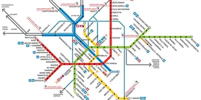 Milano putki kartta