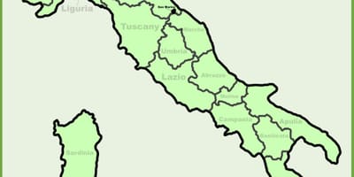 Kartta italia osoittaa milano